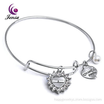 Jenia Charms Accessories For Women Gold Plated Heart Bracelet